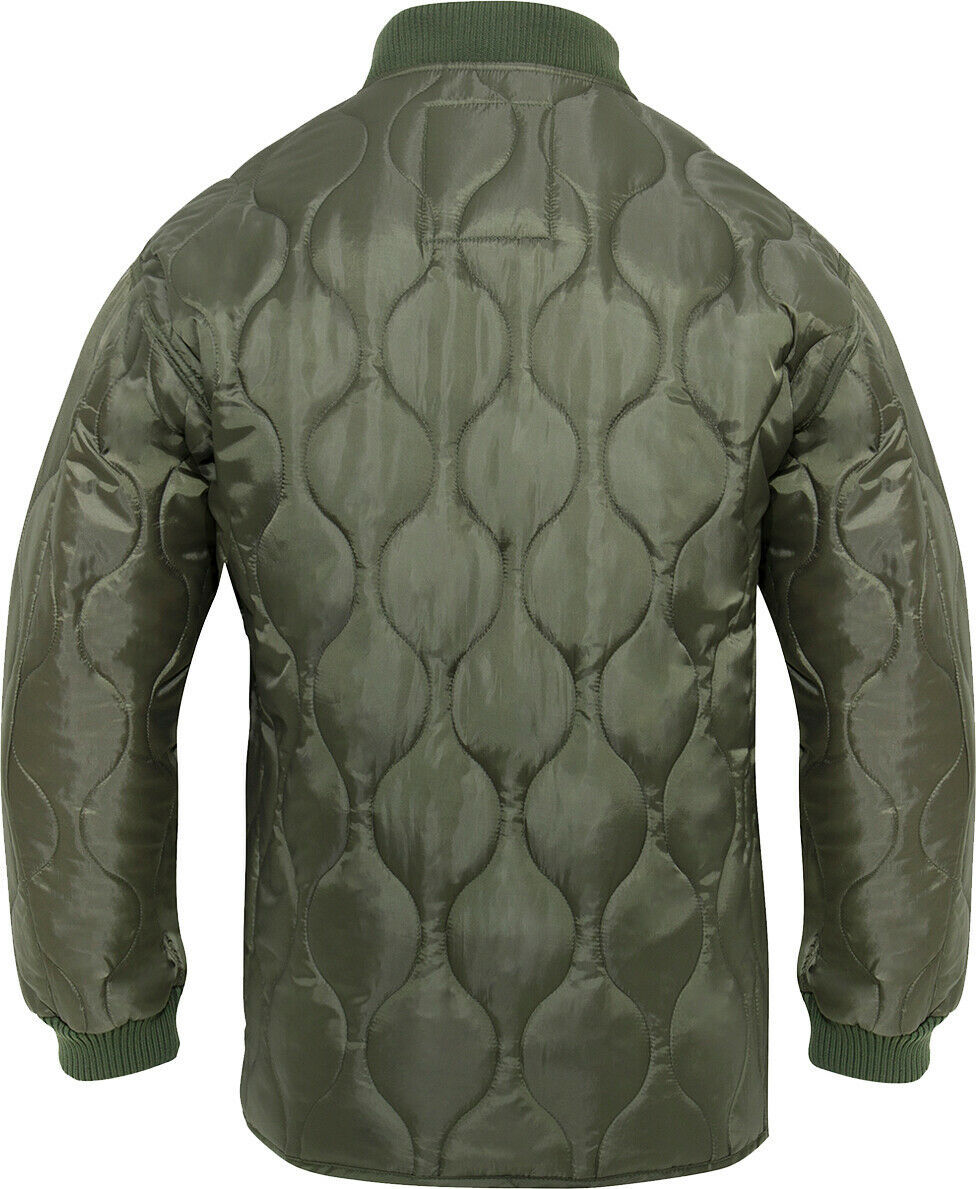 Quilted Lightweight Woobie Jacket Poncho Liner Inspired Button Up