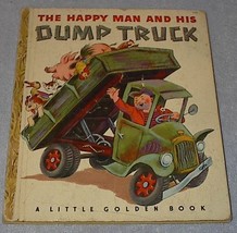  Little Golden Book The Happy Man and His Dump Truck #77 A  Print Tibor Gergely - $24.95
