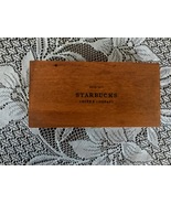 Starbucks Coffee Company Est 1971 Wooden Trinket Box 2006 or Gift Card H... - $17.86