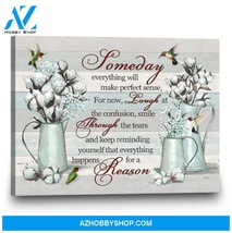 Custom CanvasCanvas Painting Hummingbirds Everything Happens For A Reason - $49.99