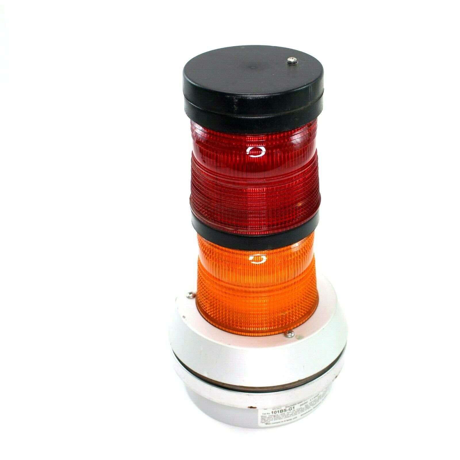 Vintage Edwards AdaptaLight Stackable Beacon 101BSG1 Flashing Orange