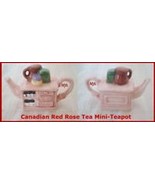 Tea Premium Mini-Teapot  Pale Pink from Canadian   Red Rose Tea - $8.63