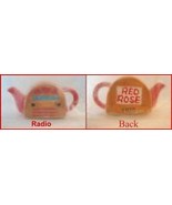 Canadian Red Rose  Tea Mini-Teapot Radio in  Package - $13.41