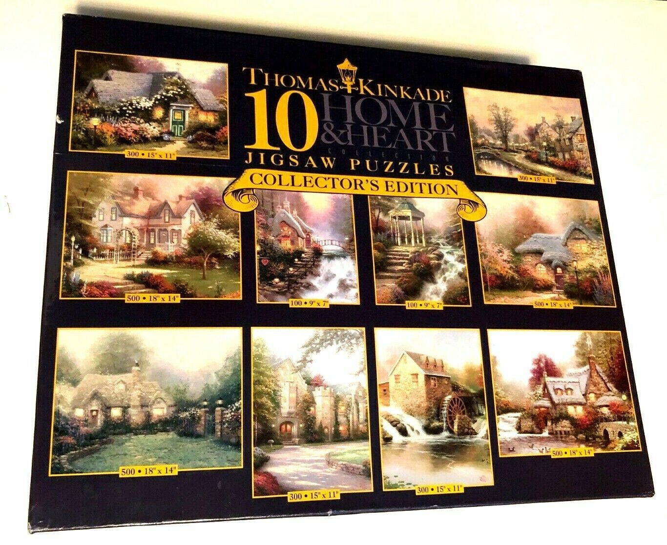 Primary image for Ceaco Thomas Kinkade 10 Home & Heart Jigsaw Puzzles Collectors Edition 2005 New