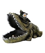 Gentle Meow Creative Cartoon Crocodile Shaped Ashtray Fashion Resin Home... - $22.94
