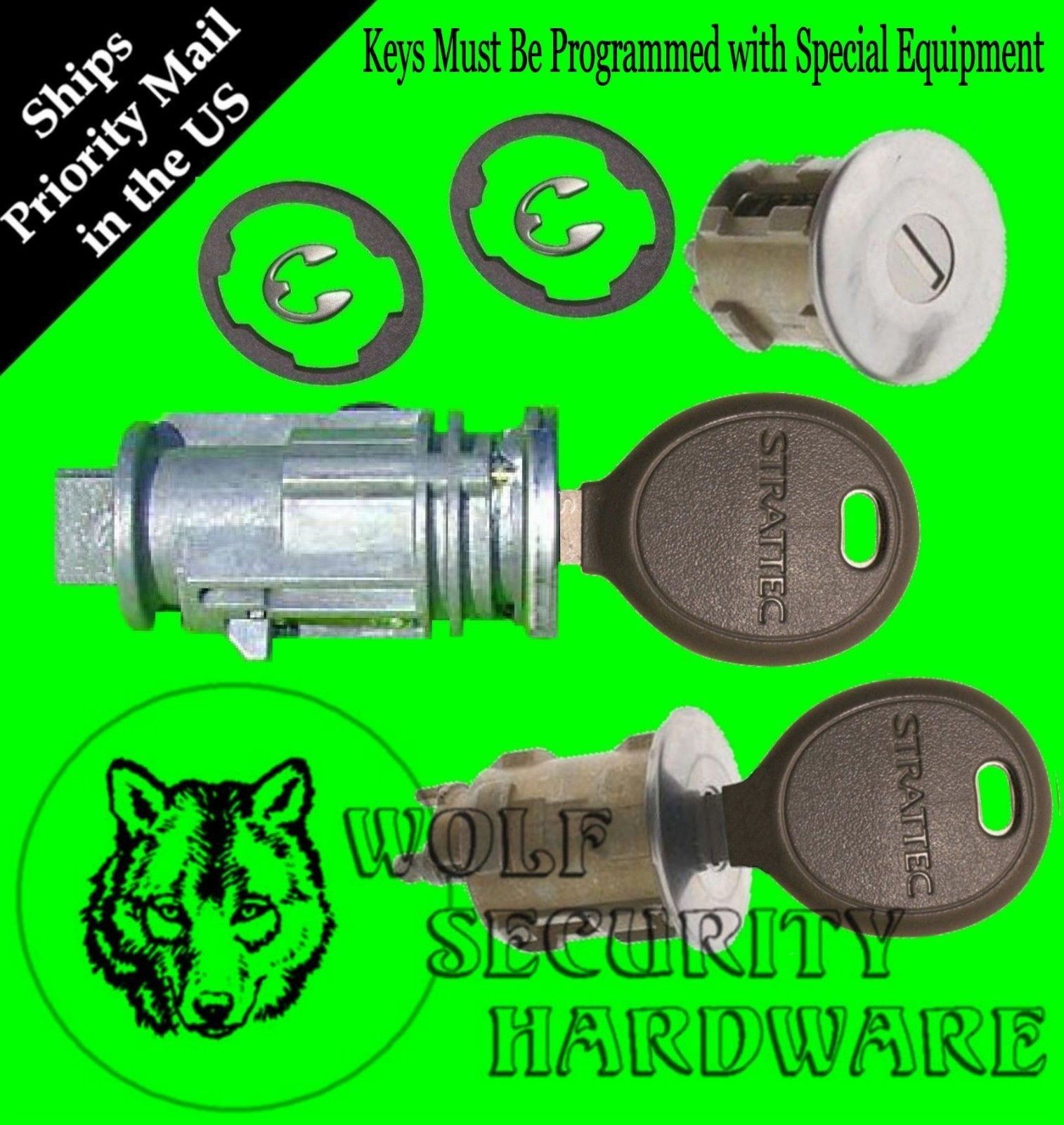 Chrysler PT Cruiser 0610 Ignition & Door Key Switch Lock Cylinder Set