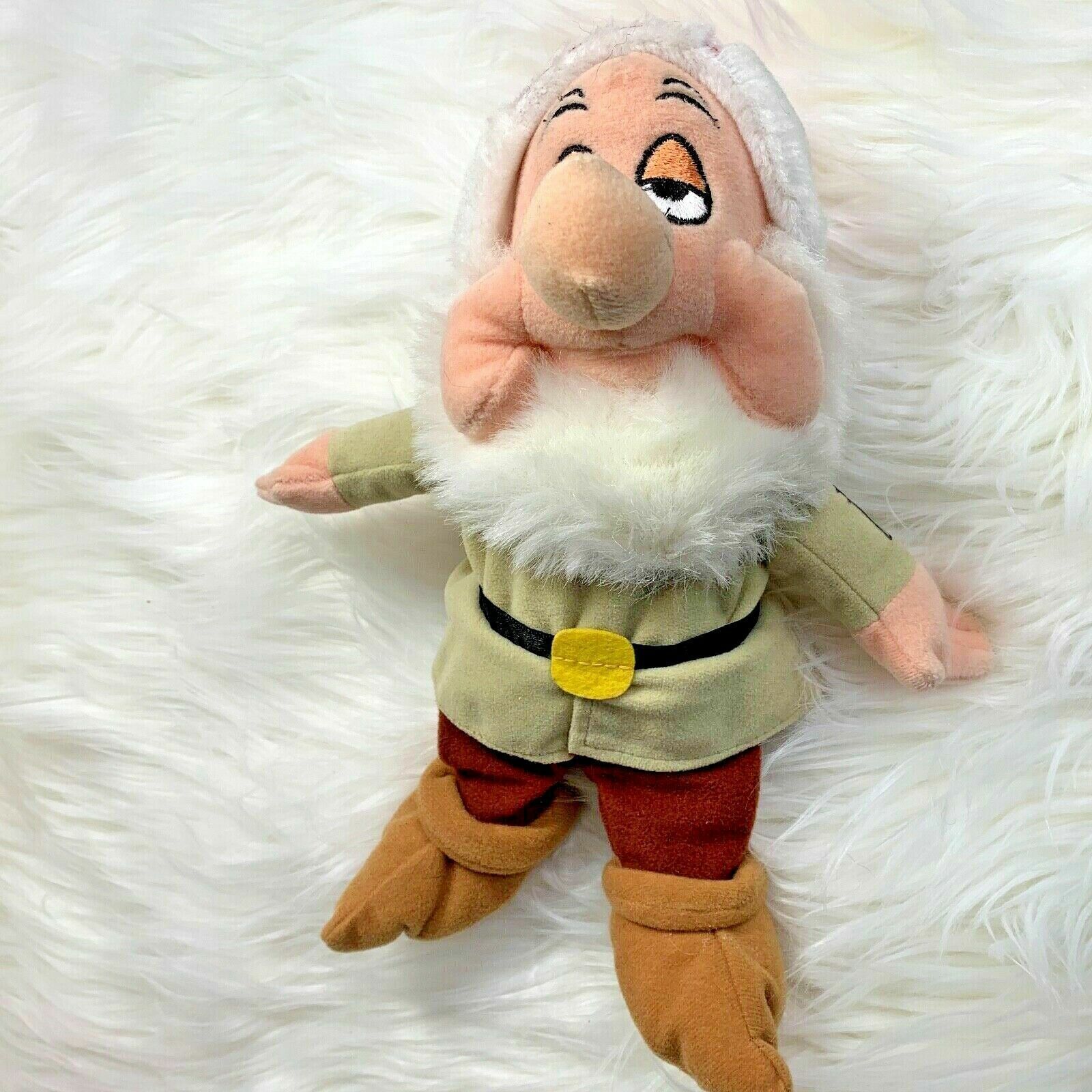 Walt Disney Parks Plush Sleepy Dwarf 7 Dwarves Bean Bag Plush Stuffed Doll 11 in - $16.82