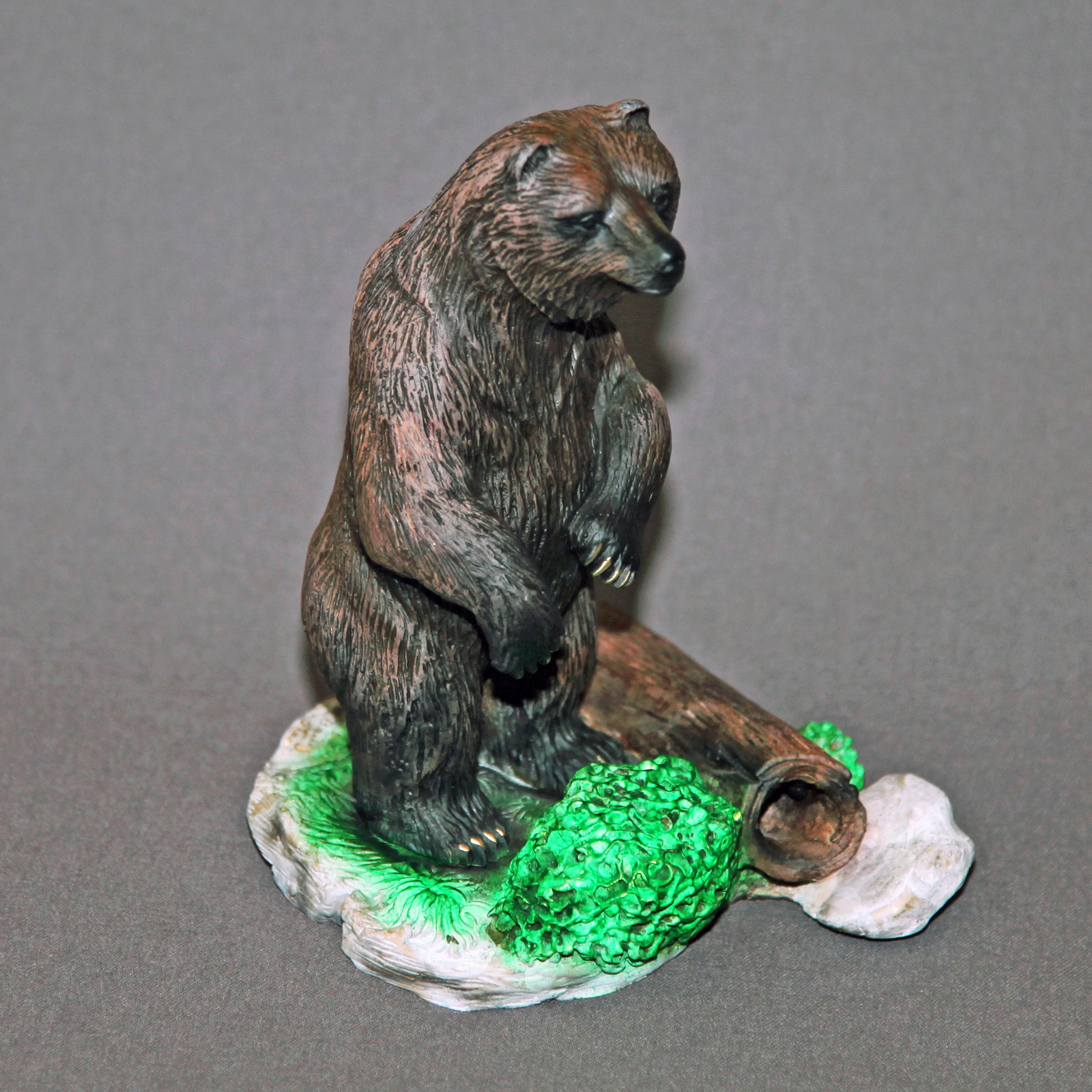 Bronze DETAILED BEAR "Yogi Bear" Figurine Statue Sculpture Art