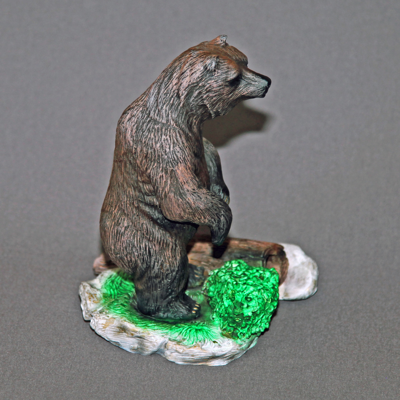Bronze DETAILED BEAR "Yogi Bear" Figurine Statue Sculpture Art