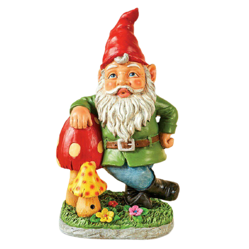 Motion Activated Whistling Charming Gnome Greeter Garden Sculpture ...