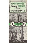 Okefenokee Swamp Park Vintage Brochure - $5.75