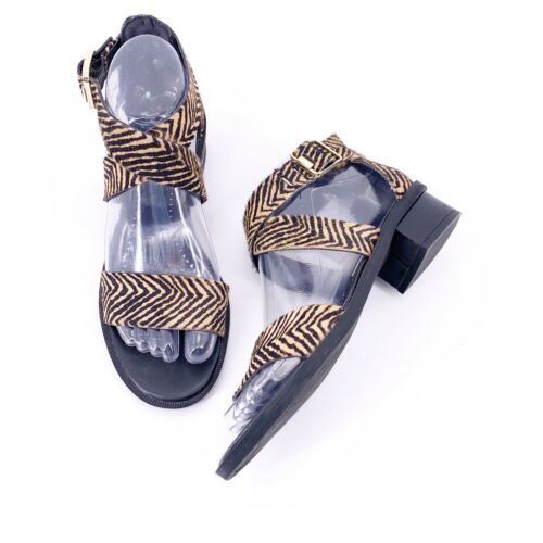 Sam Edelman Glenn Ivory Leather Sandals Size 8.5 M