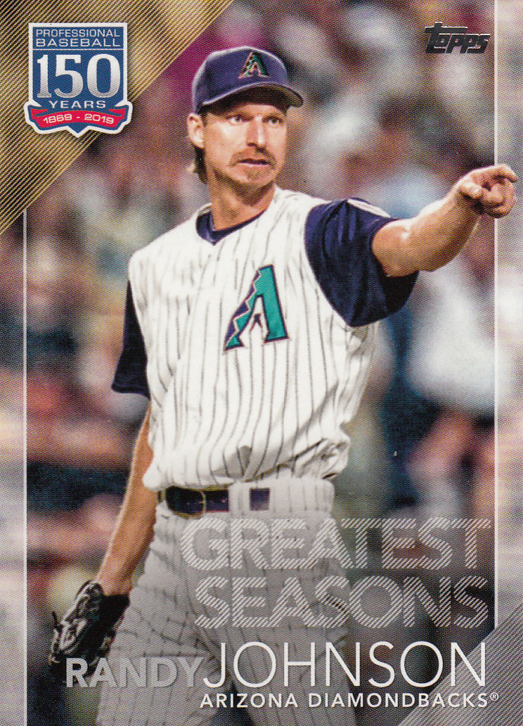 Randy Johnson 2019 Topps Series 1 Greatest Seasons Card 150125