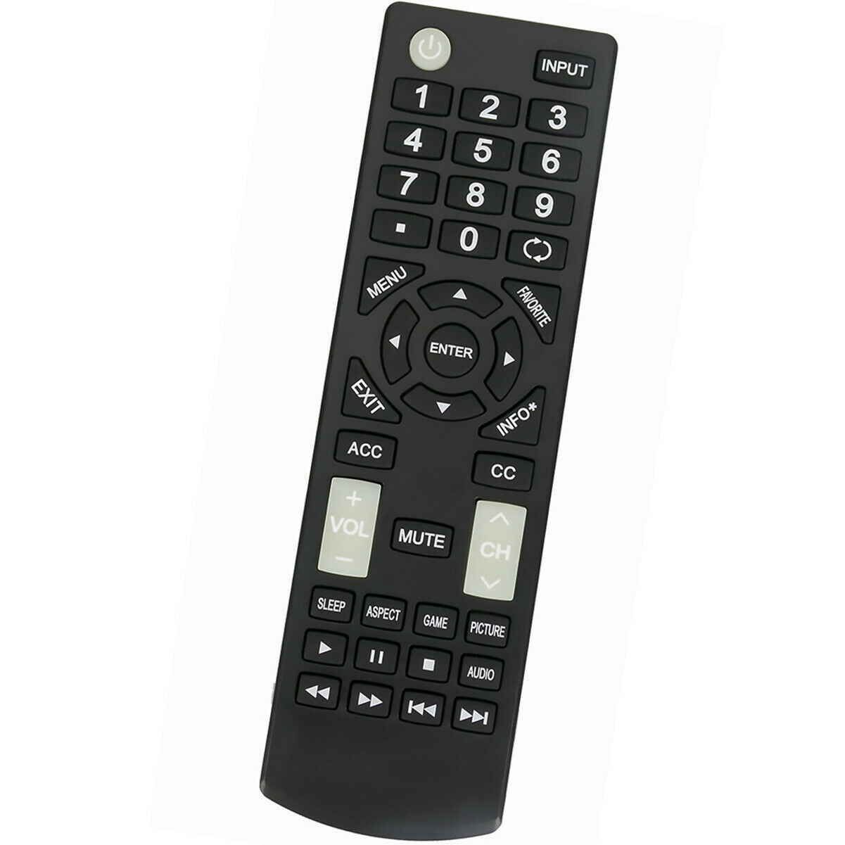 New Replace Remote for Insignia TV NS-32D220NA20 NS-43D420NA20 NS ...