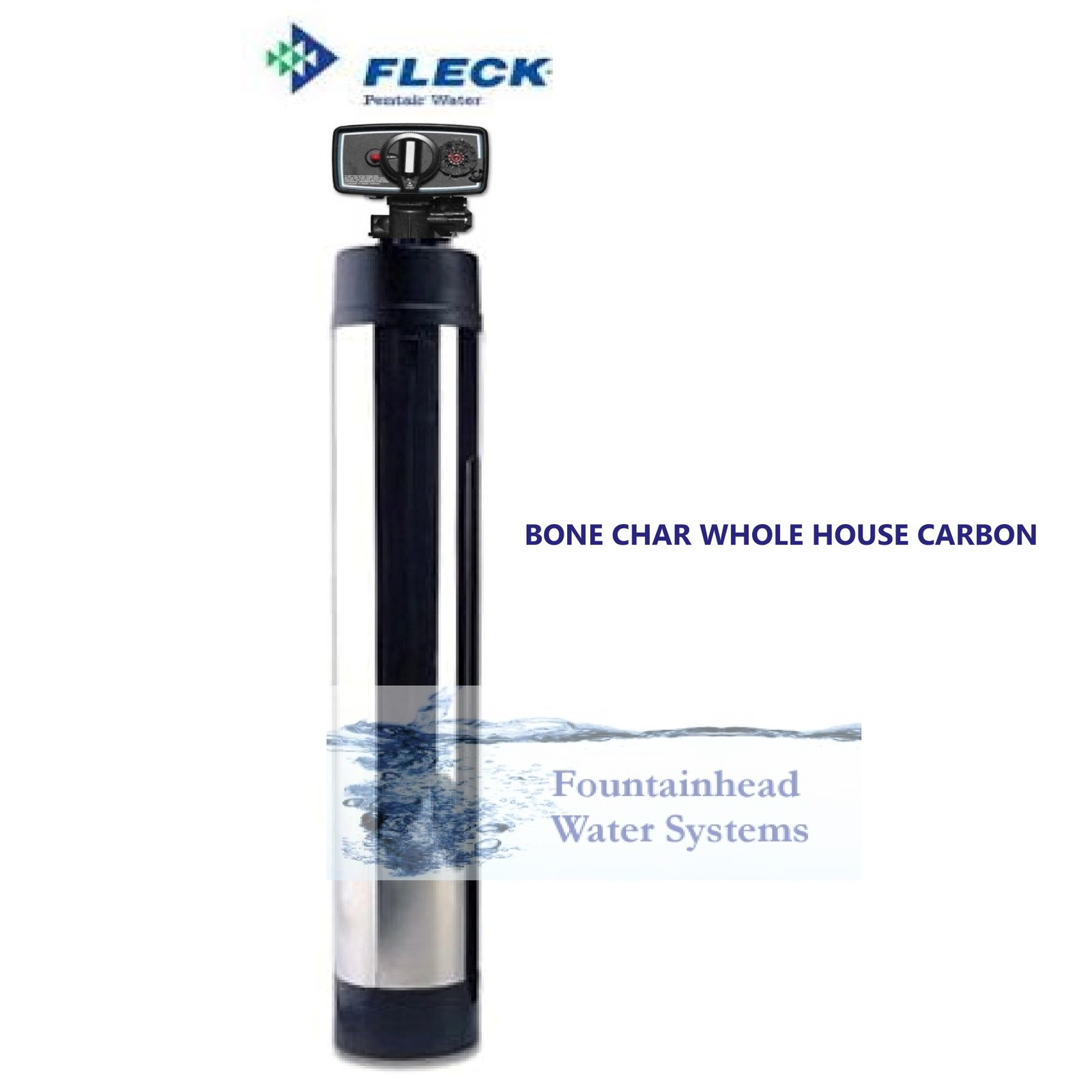 WHOLE HOUSE FLUORIDE/SULFUR/HEAVY METAL FILTER 1 CF BONE CHAR CARBON