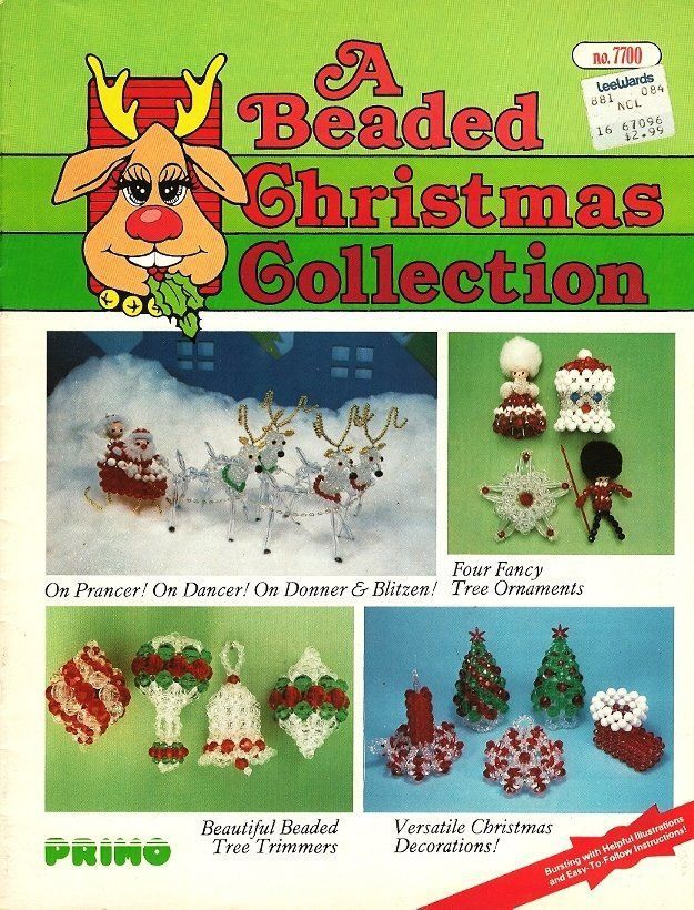 Y953 Bead PATTERN Book ONLY A Beaded Christmas Collection Ornaments