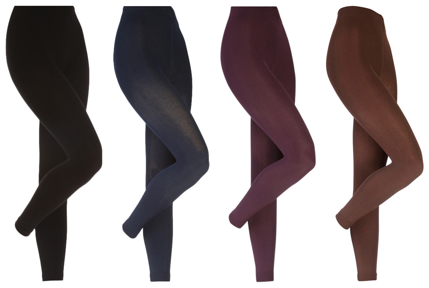 Heat Holders - Womens Thick Winter Warm Soft Brushed Thermal Leggings 4 Colors