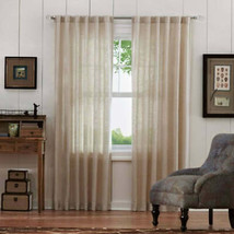 HDC Faux Linen Light Filtering Window Panel 50 in W x 84 in L - Taupe - $14.25