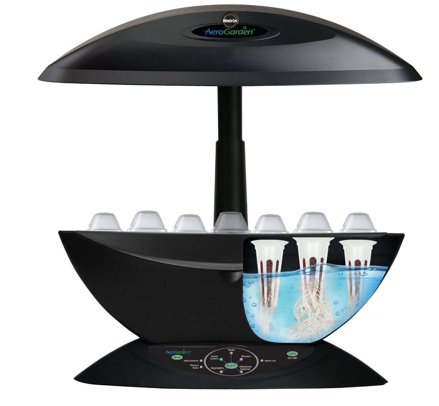 New Miracle Gro Indoor Aerogarden System+Free 7 Pod Herb Seed Starter ...