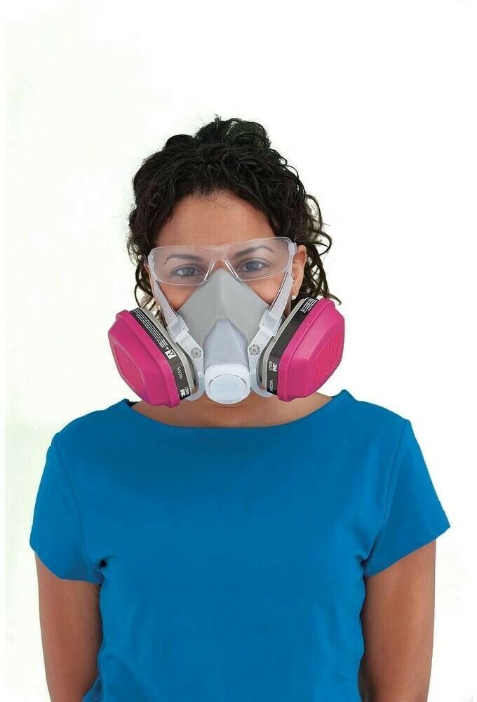 3M Respirator Household APF 10 MultiPurpose Woodworking Fiberglass