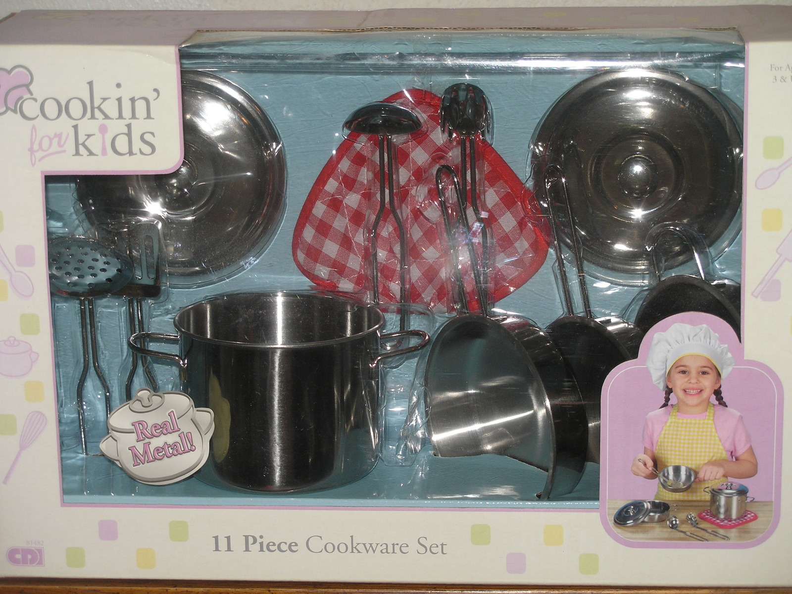 Cookin For Kids 11 Pieces Cookware set For Children Made With Real