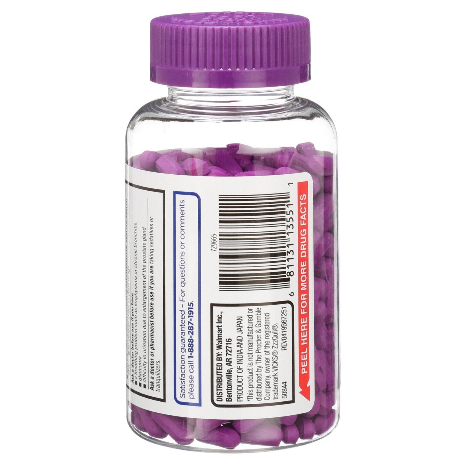 Equate Nighttime SleepAid Caplets Diphenhydramine HCI 25 mg 365 count