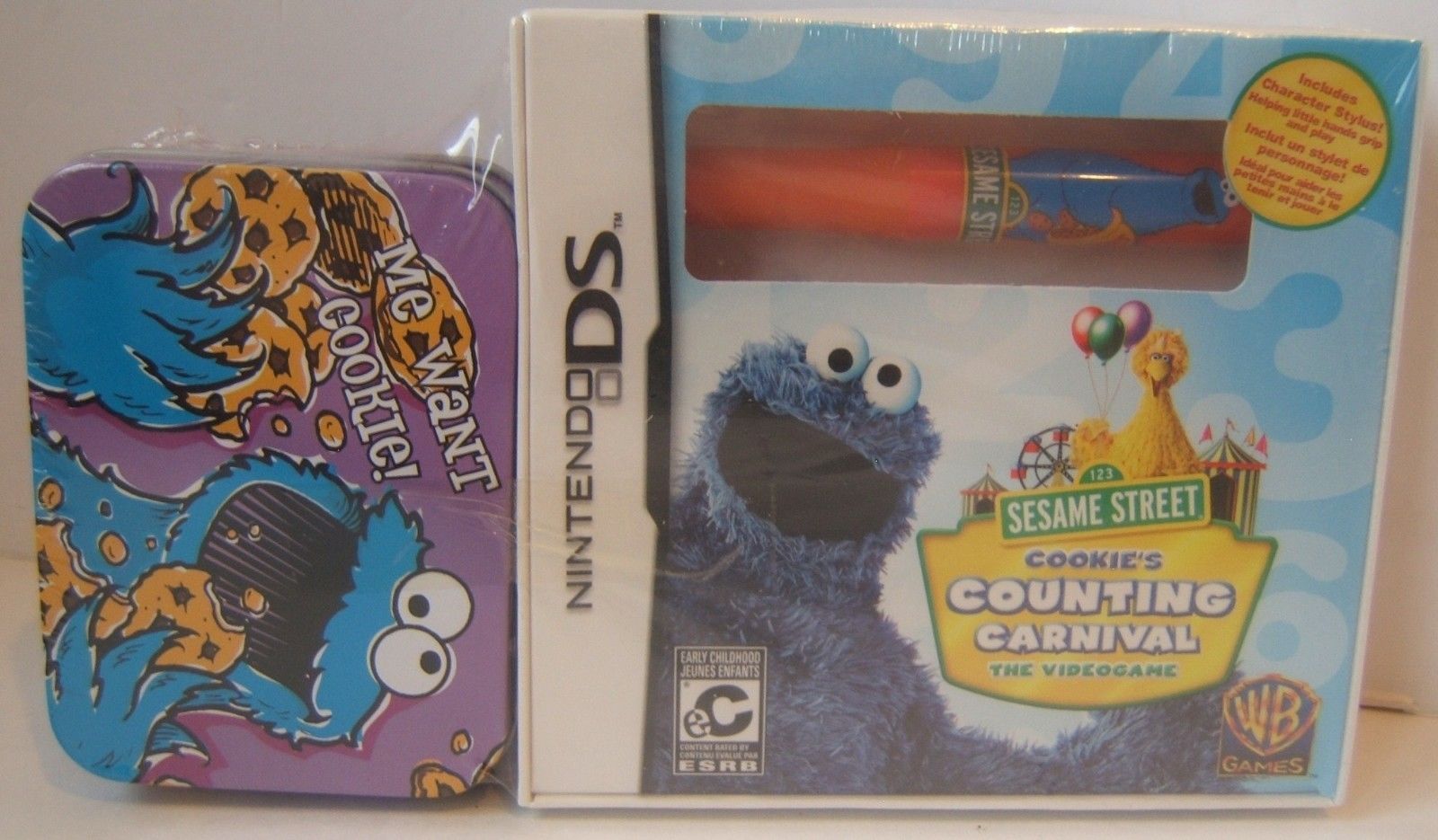 Cookie's Counting Carnival Sesame Street Nintendo DS Game w/ Cookie ...