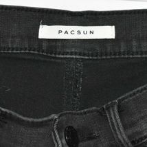 Pacsun Women's Faded Black Shortie Jean Shorts Size 27 image 3
