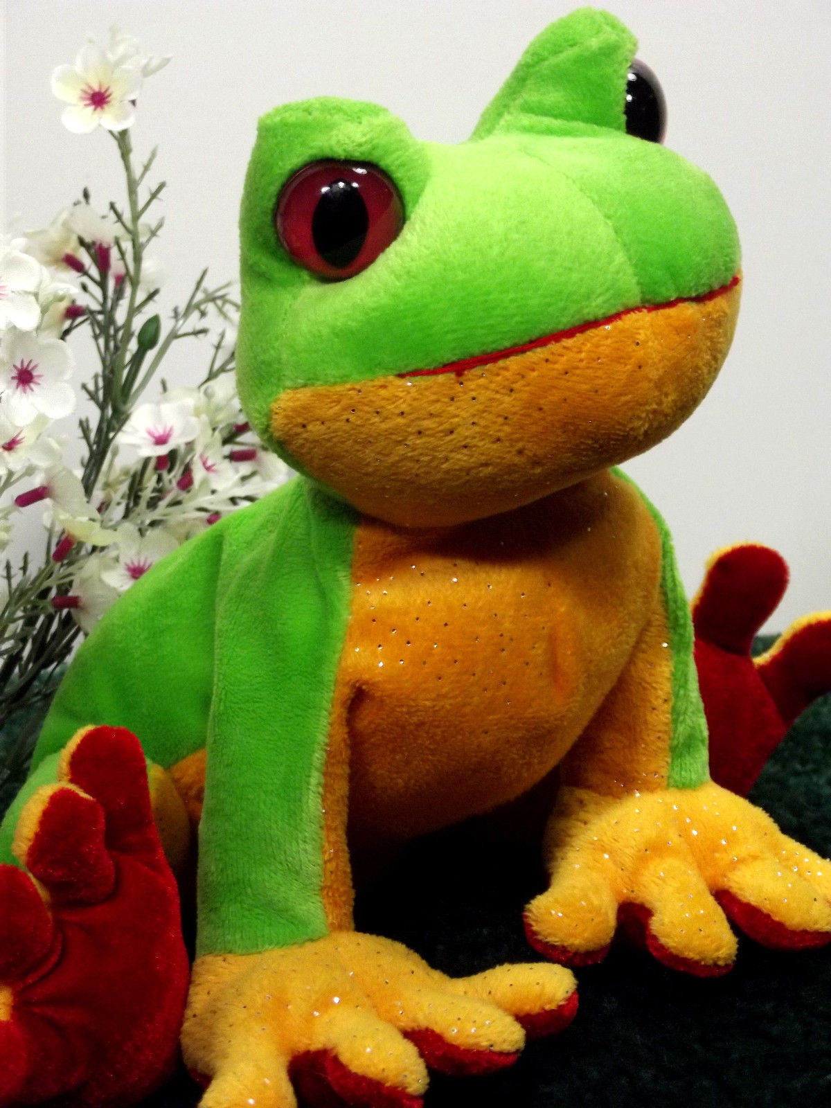 red eyed tree frog plush toy