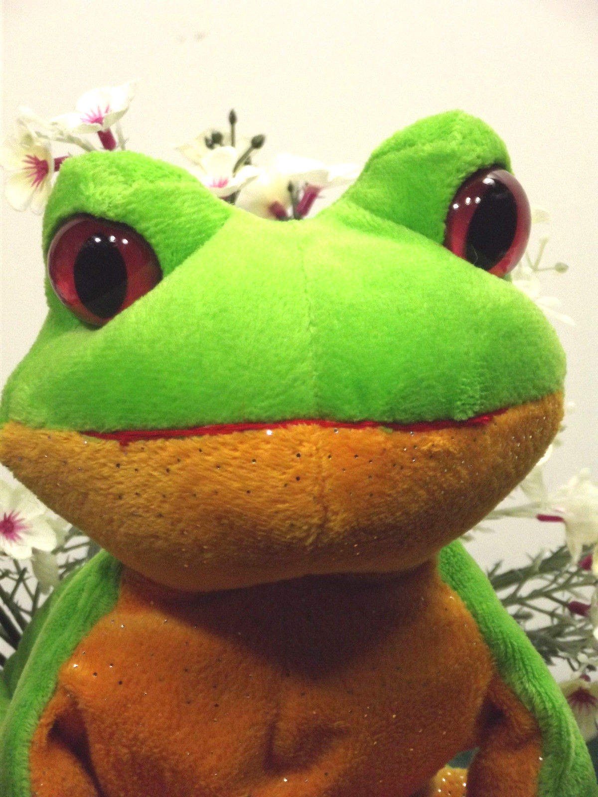 red eyed tree frog plush toy