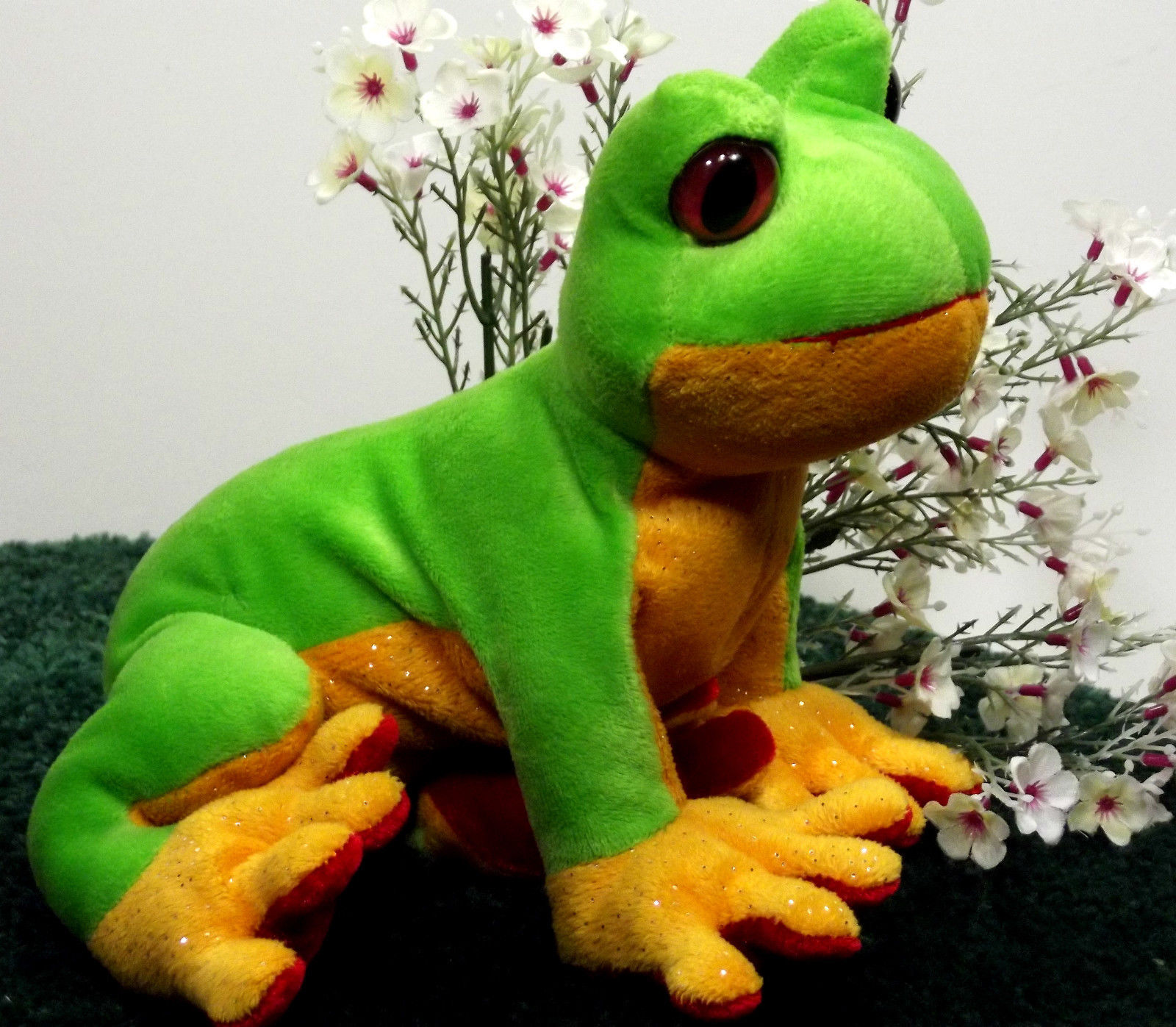 frog cat plush