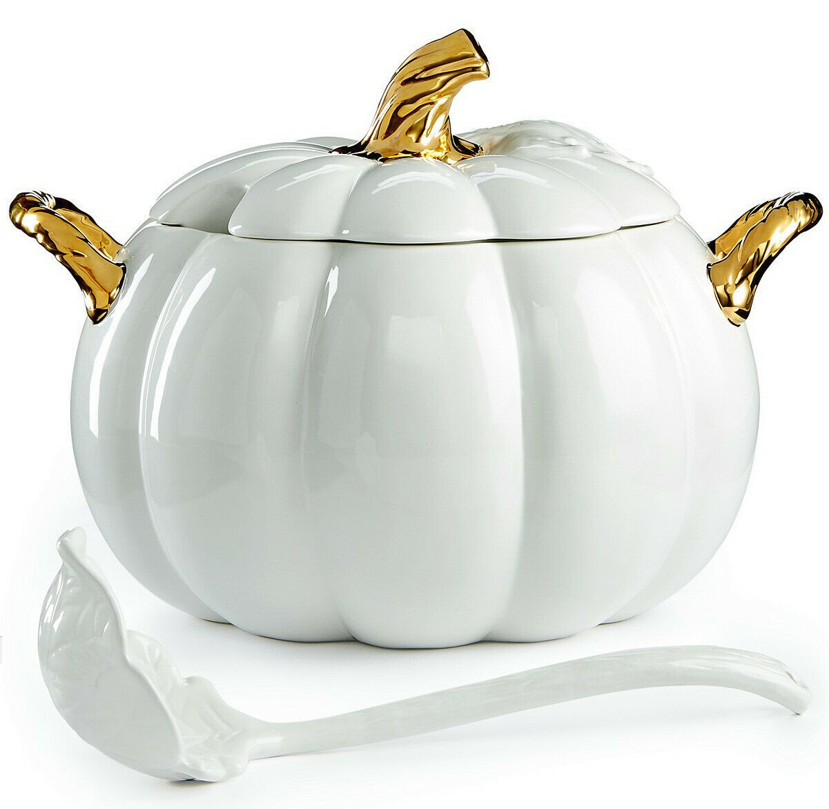 Martha Stewart Collection 2Pc. Lidded Harvest Pumpkin Soup Tureen with