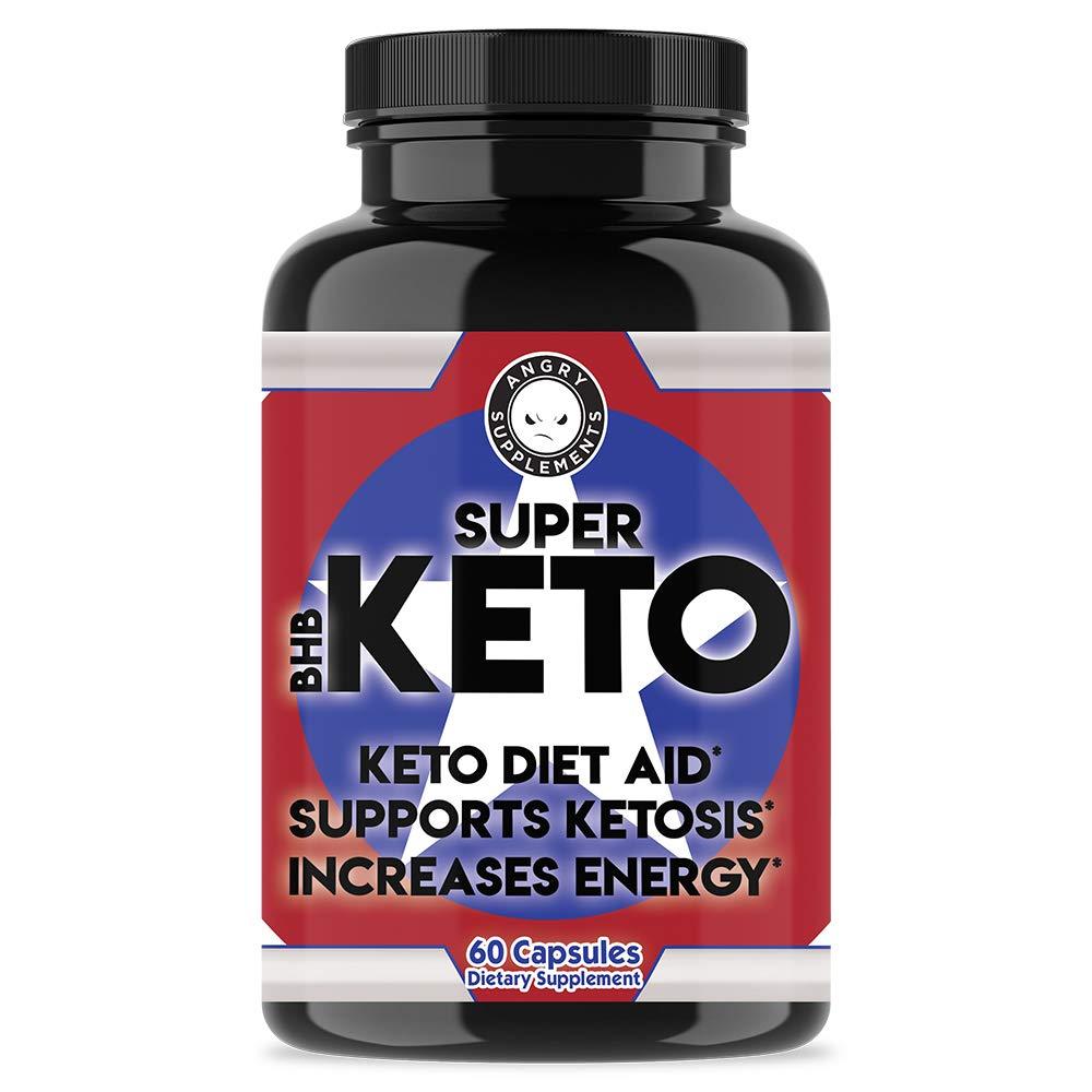 Angry Supplements Super Keto BHB Pills, Ketone Salts, Support Ketosis