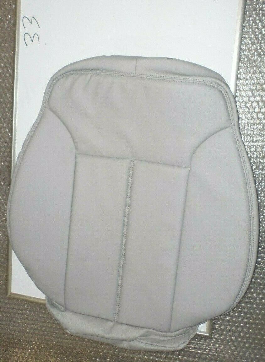 Primary image for NEW OEM LEATHER SEAT COVER MERCEDES GL-CLASS 2907-2012 FRONT GRAY 16491086477G55