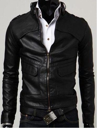 MEN LATHER JACKET, SLIM FIT MEN'S STYLE LEATHER JACKET, BIKER LEATHER JACKET MEN