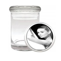Audrey Hepburn Very Elegant Medical Glass Jar 192 - $14.48