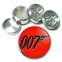 James Bond Red Classic Logo 4Pc Aluminum Grinder 123 - $15.48