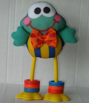 Vtg Fisher Price Click-Clack Froggie Frog Baby Plush Developmental Learning Toy - $22.43