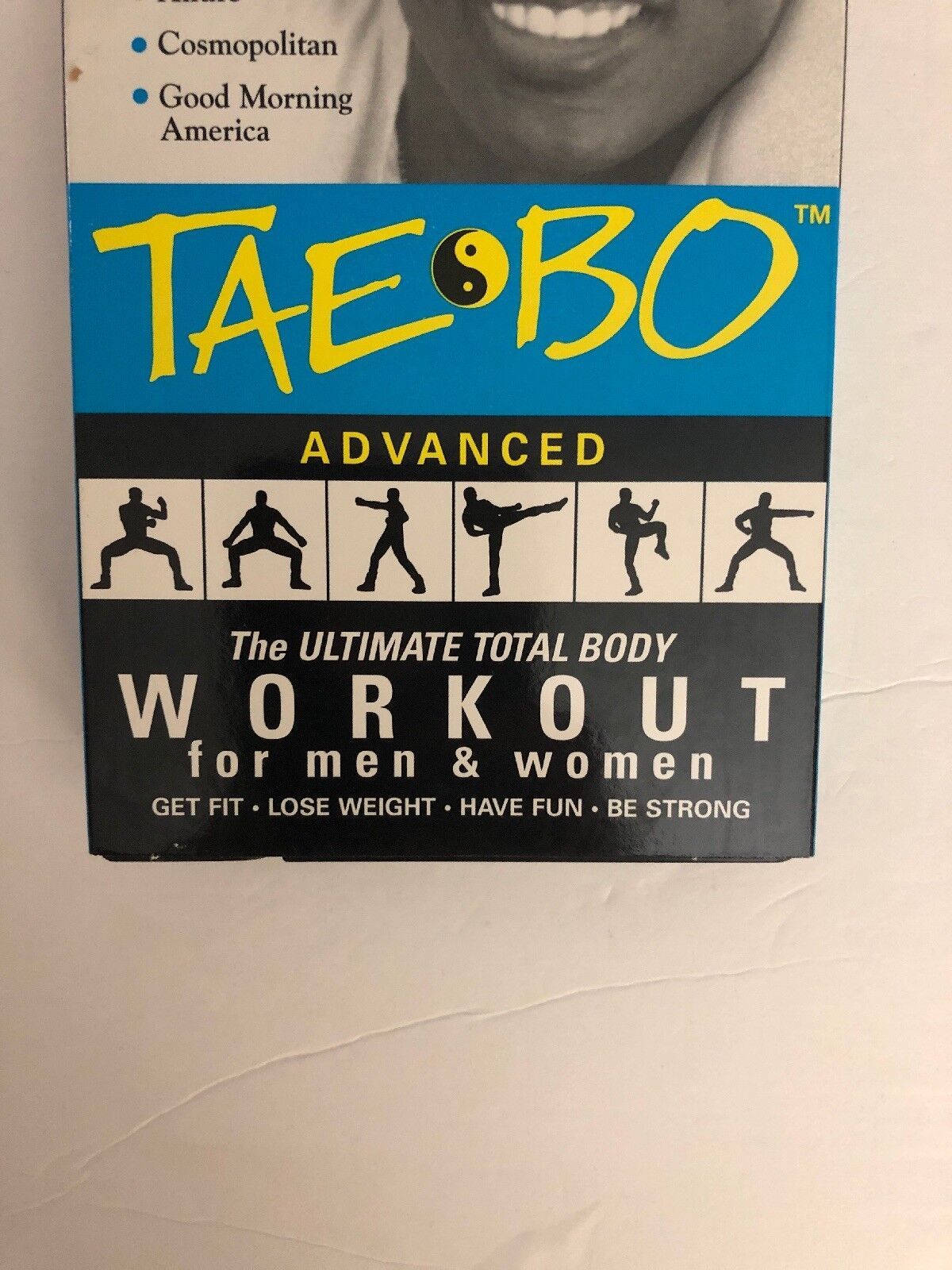 Tae bo advanced ultimate total body workout for men women vhs 1998