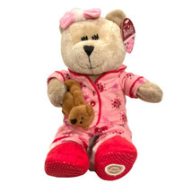 Starbucks 69th Edition 2007 Bearista Bear Plush Teddy Bear Pink Floral Pajamas - $14.85