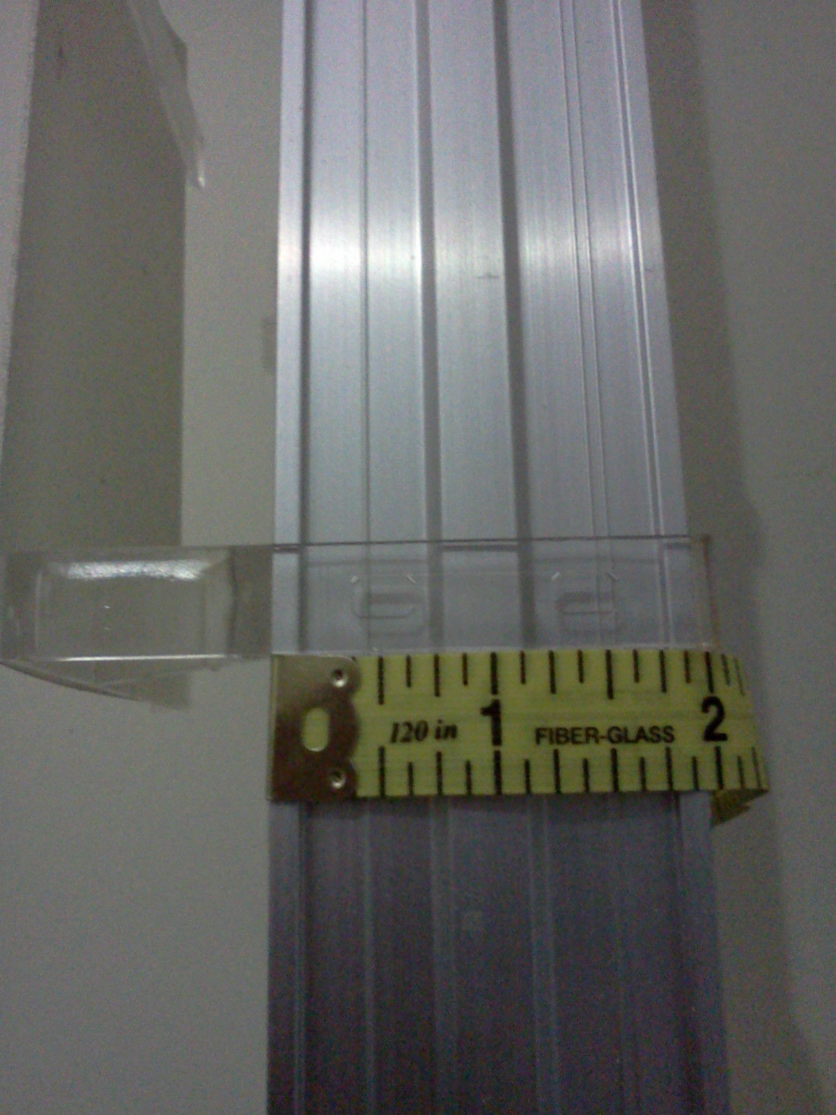 50 Qty Vertical Blind Bracket/Valance Clip, Clear/ INSIDE MOUNT