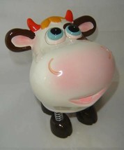 Brown Cow  Money Bank Animated Character Children's Caricature Farm Kids Durable image 2