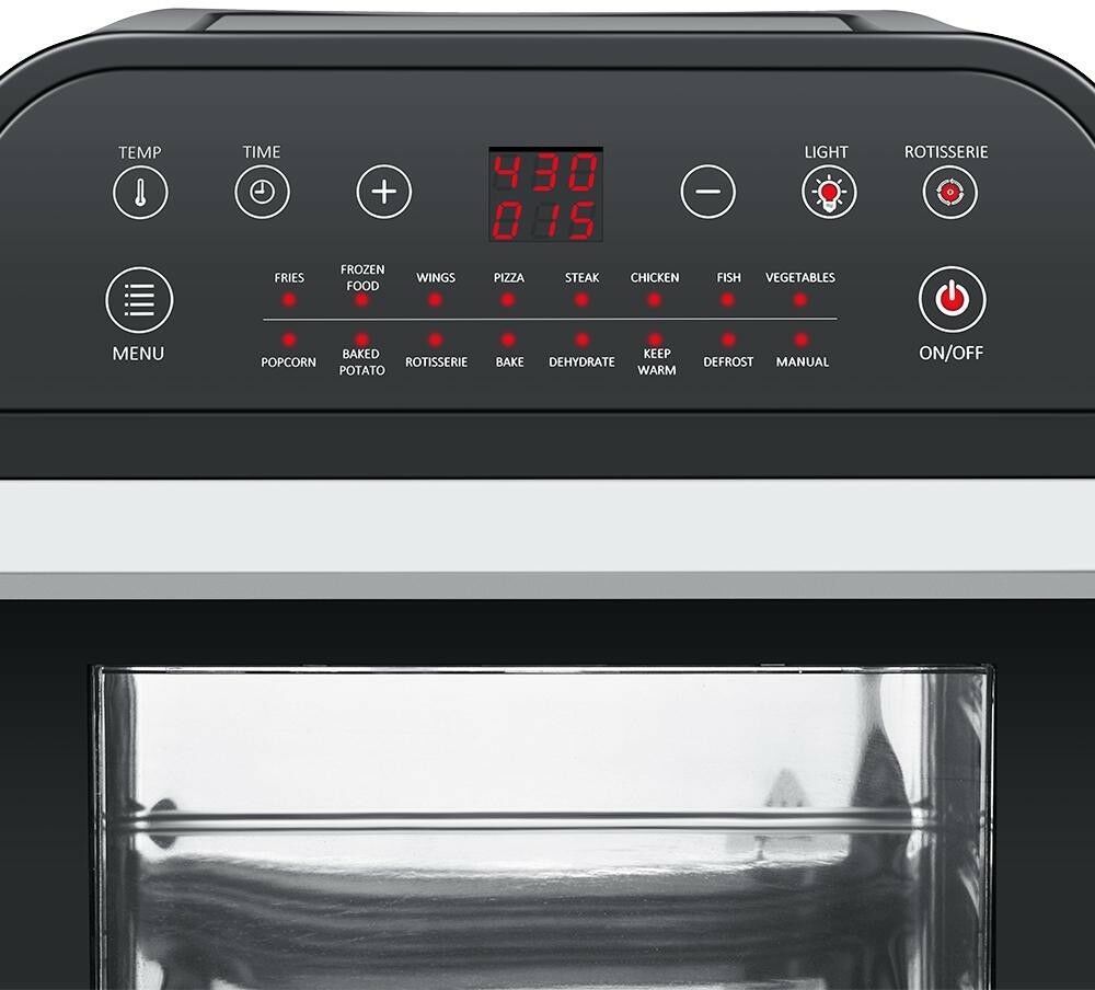 Toaster Oven 12.7 Qt. Adjustable Thermostat Temperature Controls Built