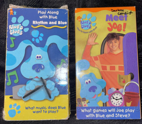 RARE Blue’s Clues: Meet Joe! Nickelodeon Nick Jr VHS + Rhythm and Blue ...