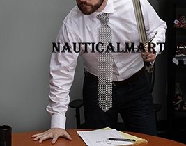 NauticalMart Greek Style Chainmail Nectie Wearable Armor Costume 