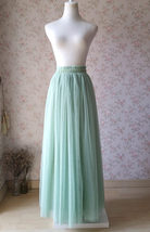 SAGE GREEN Bridesmaid Tulle Skirt Plus Size 2022 Wedding Skirt Outfit High Waist image 2