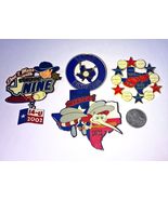 Texas Softball Game Map Pins Lot of 4 Skeeters Lonestars &amp; Womens - $6.00