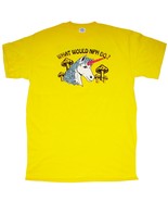 2008 HAROLD KUMAR ESCAPE GUANTANAMO BAY Adlt LG T-SHIRT Movie Unicorn Ye... - $19.99