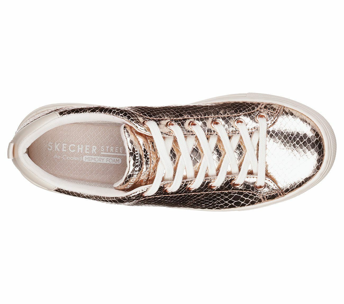rose gold skechers womens