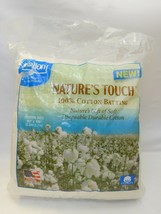 Pellon Nature&#39;s Touch Natural Cotton Packaged Batting, QUEEN SIZE 90” x ... - $32.66